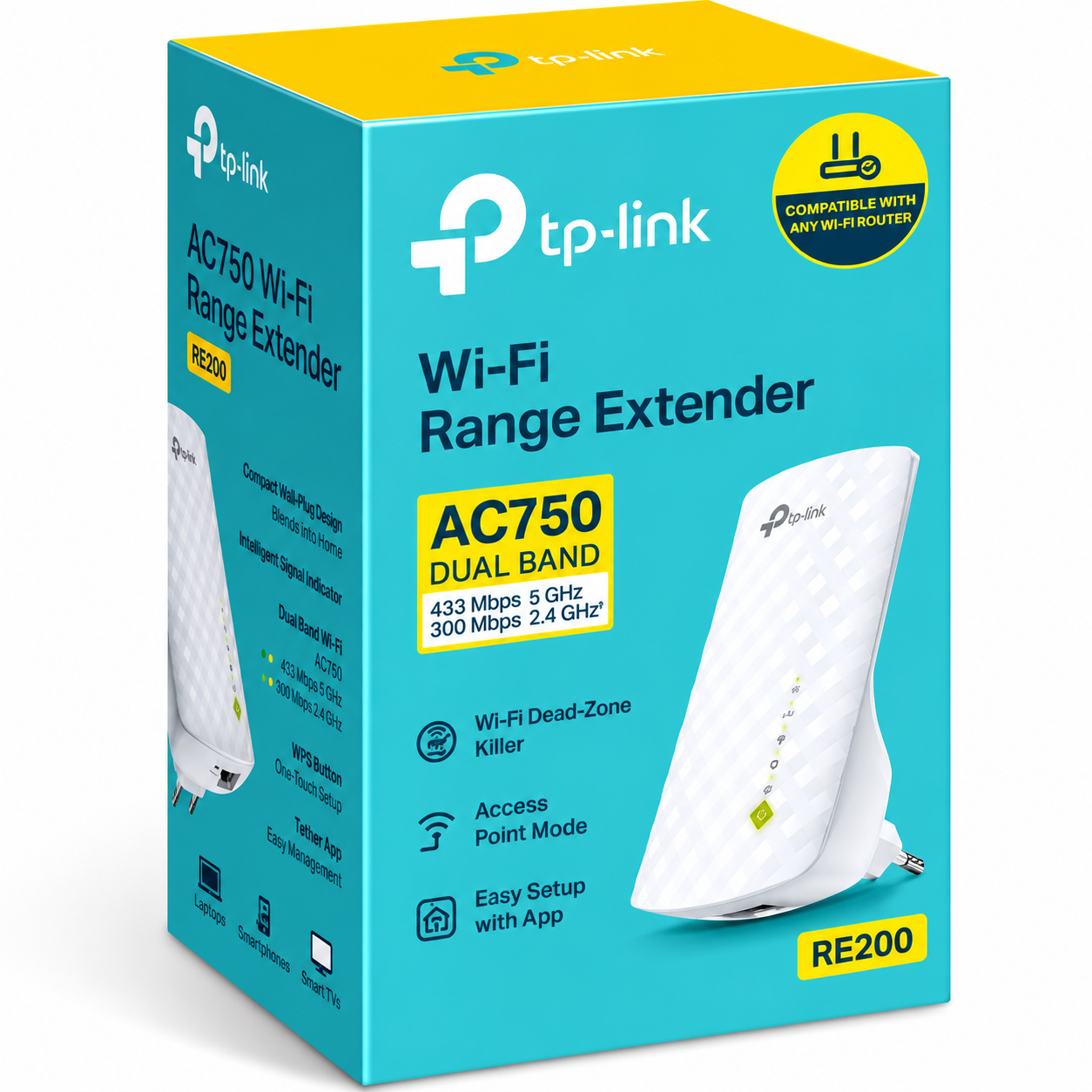AC750 Mesh Wi-Fi Range Extender