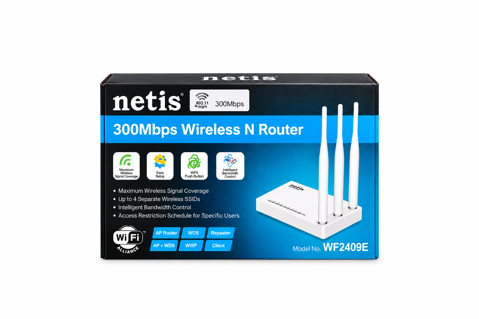 WF2409E | 300Mbps Multi-Mode Wireless Router