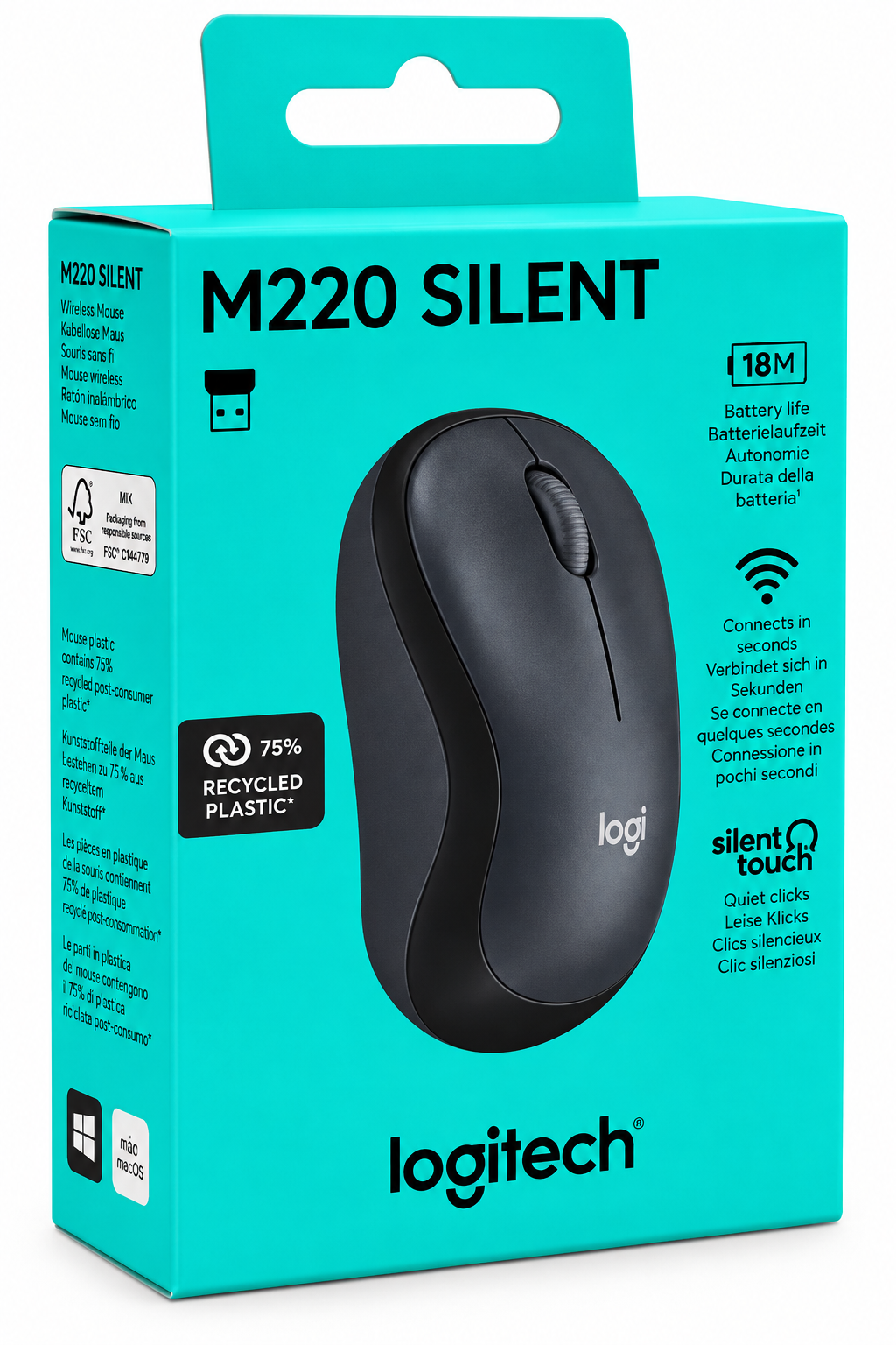 M220 Silent Wireless Mouse