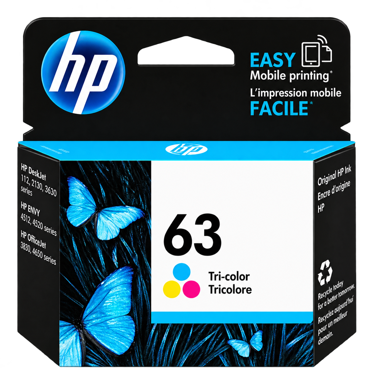 HP 63 Colour Original Ink Cartridge